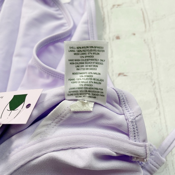 Wild Fable NWT Lilac one piece swimsuit extra cheeky - Picture 5 of 7